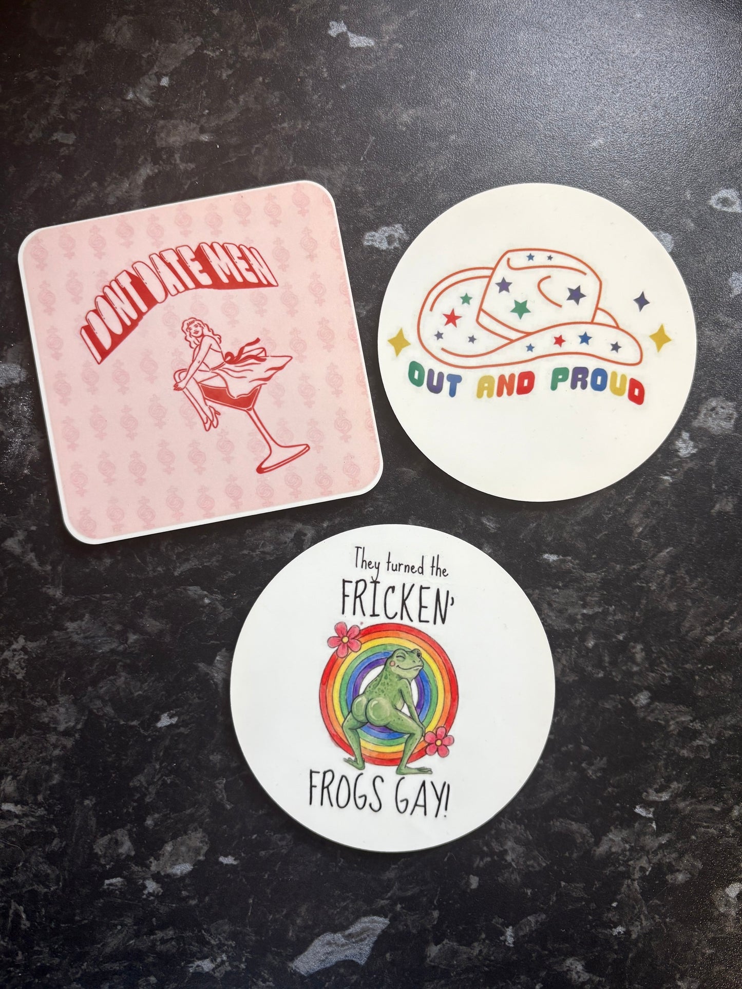 Pride theme coaster ๐ณ๏ธโ๐