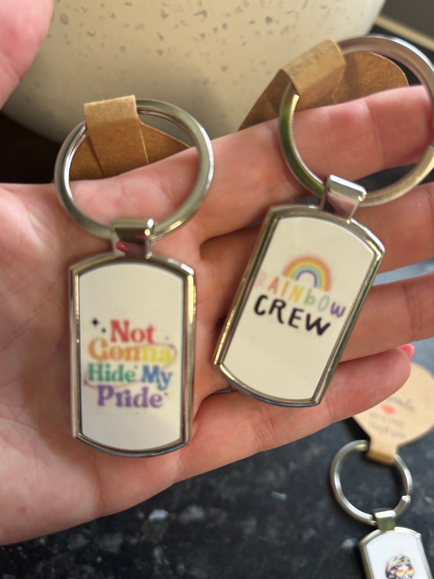 🦄🌈 Pride metal keyring 🌈🦄