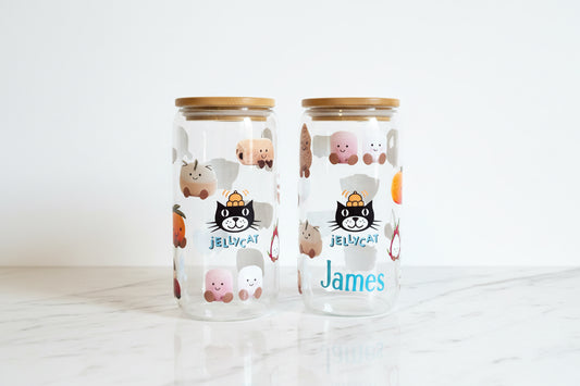 Jelly cat inspired tumbler
