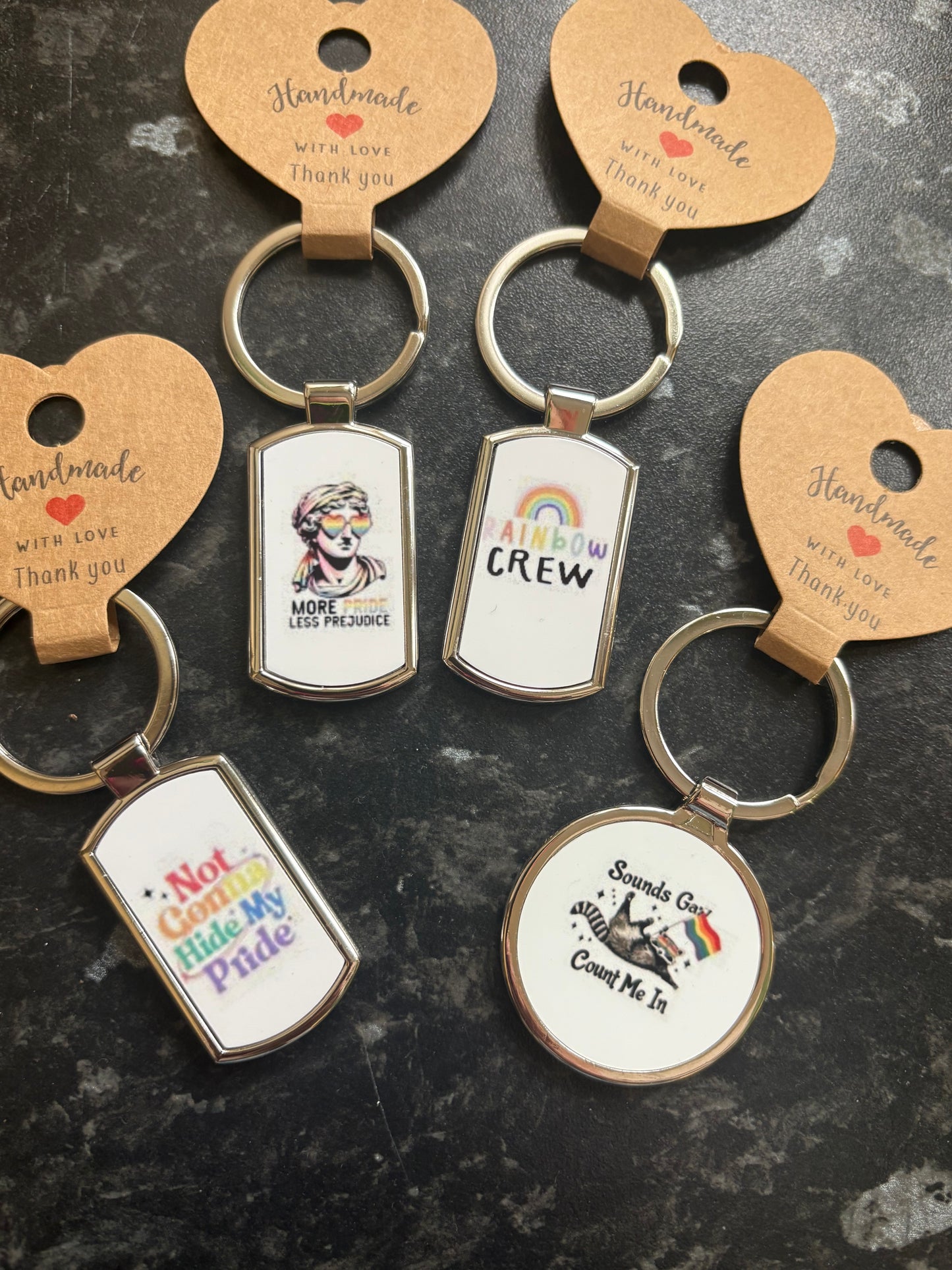 🦄🌈 Pride metal keyring 🌈🦄