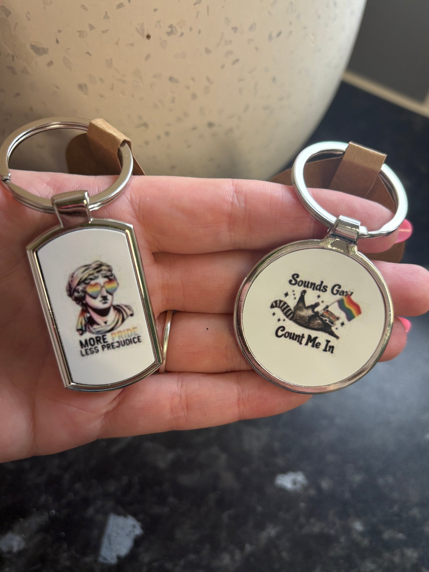 🦄🌈 Pride metal keyring 🌈🦄