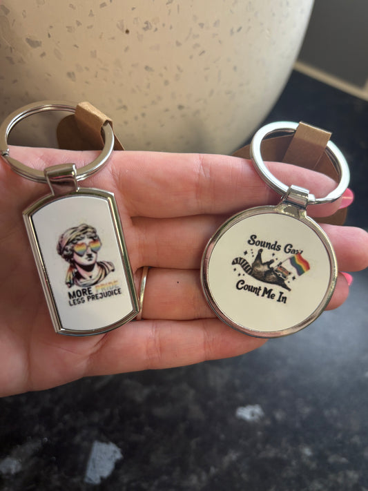 🦄🌈 Pride metal keyring 🌈🦄