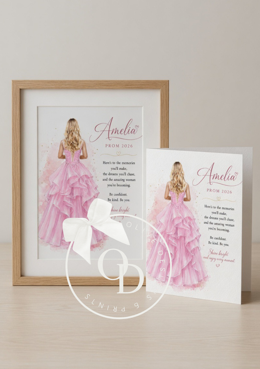 Prom celebration cards
