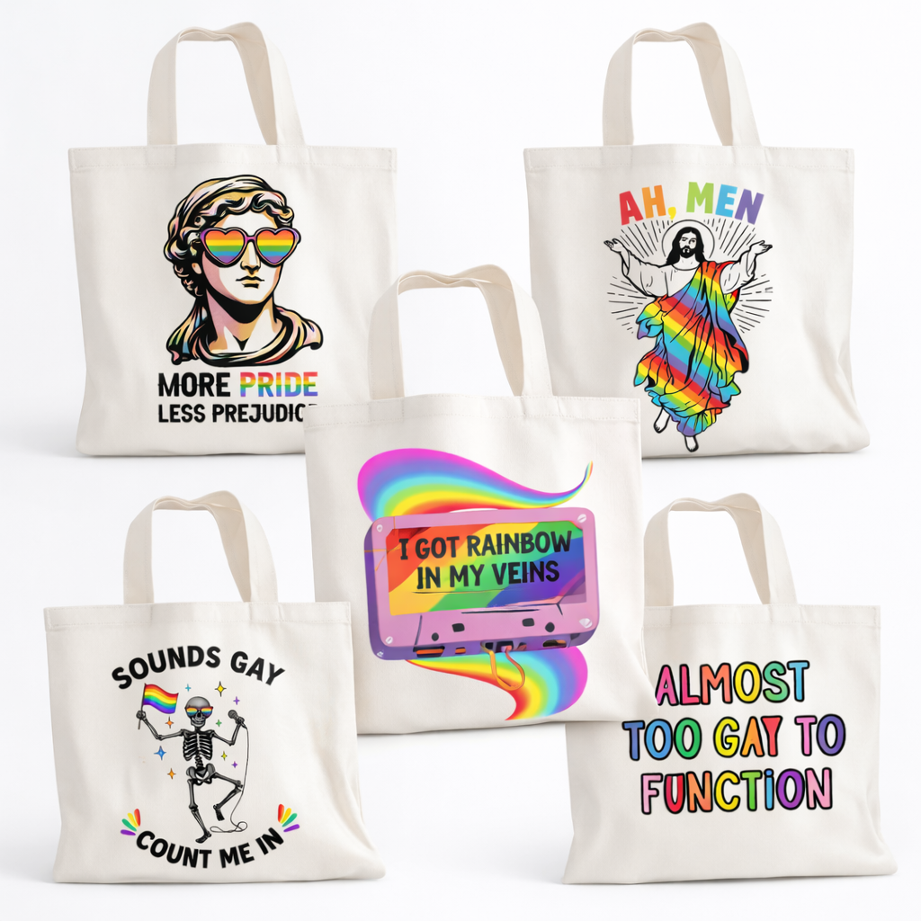 🌈 pride tote bags 🌈